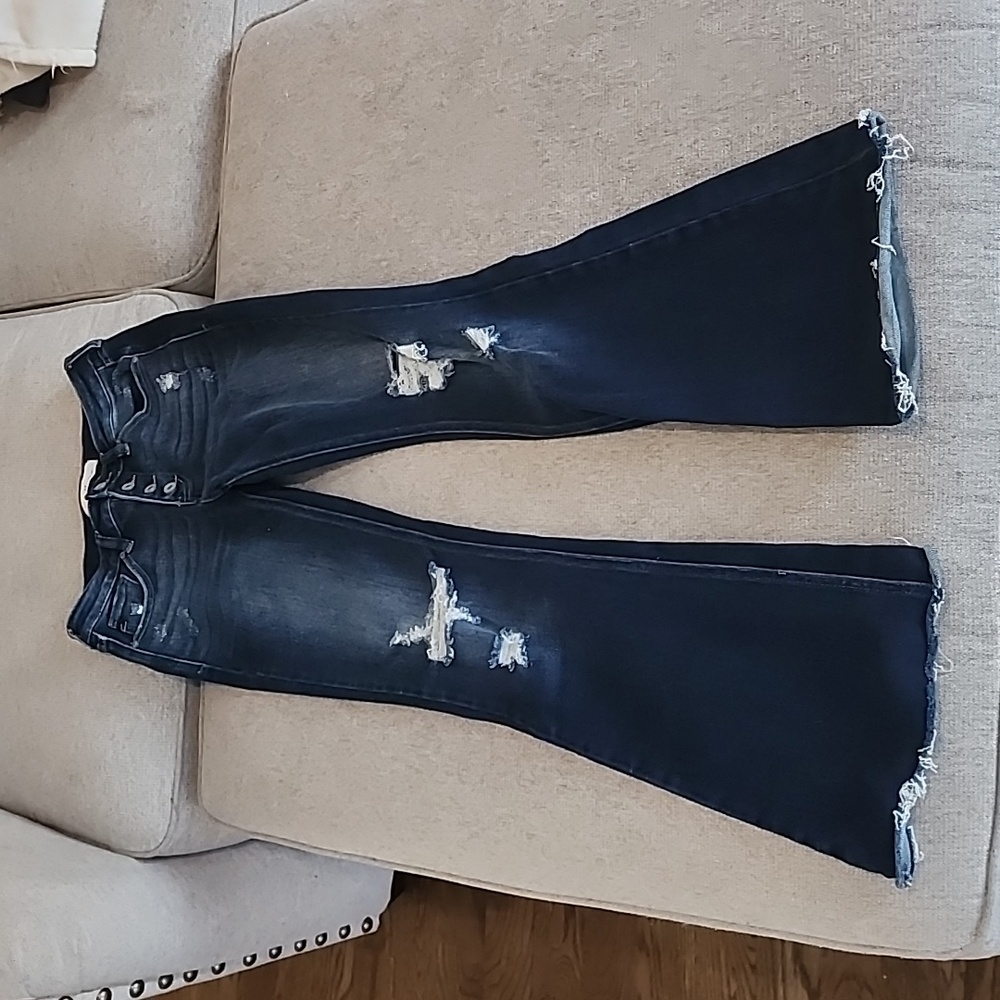 Kancan flare leg jeans